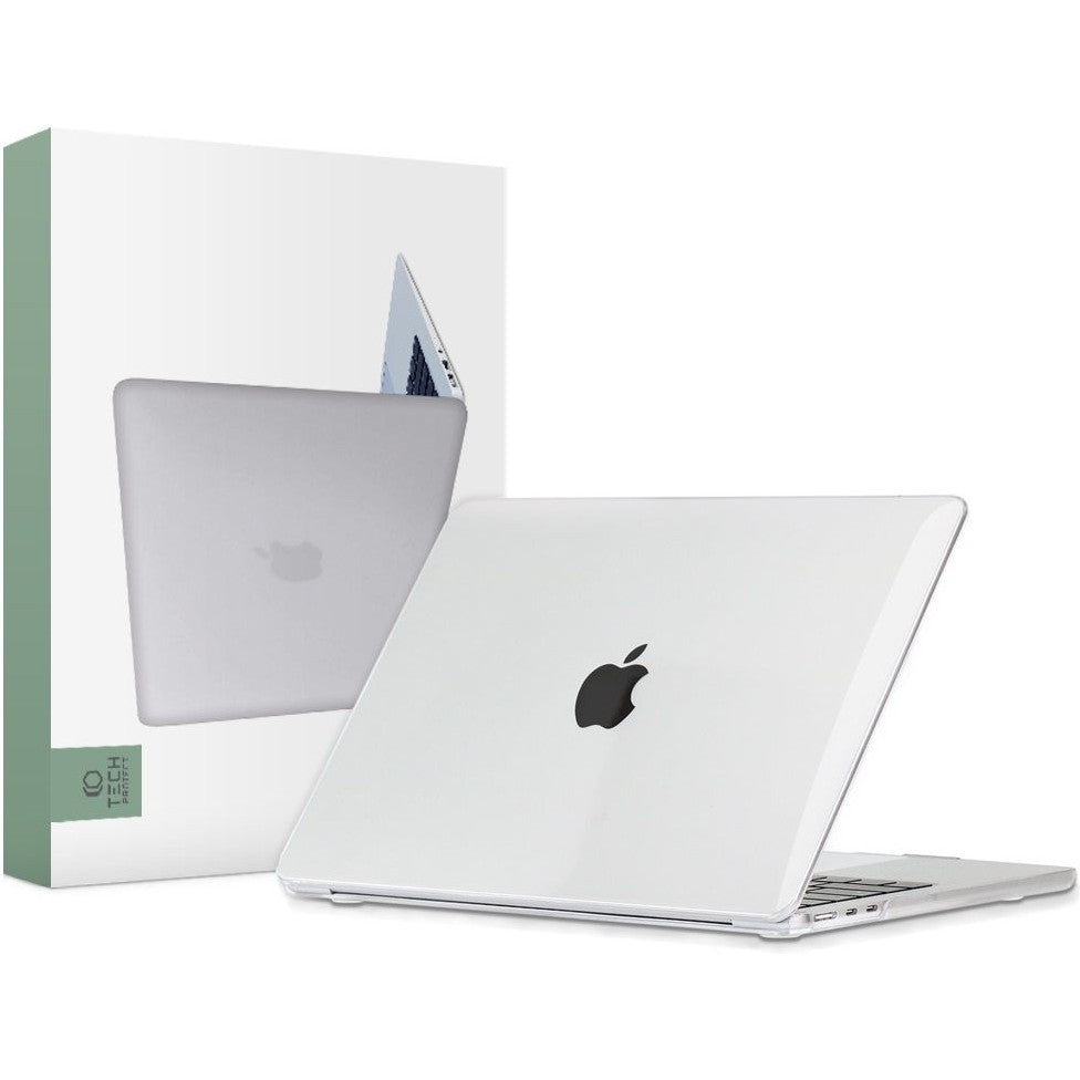 Schutzhülle Tech Protect SmartShell für MacBook Air 13.6" M4 / M3 / M2, transparent