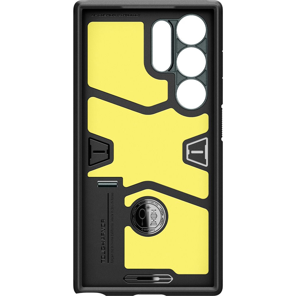 Schutzhülle für Galaxy S24 Ultra, Spigen Tough Armor, Grün