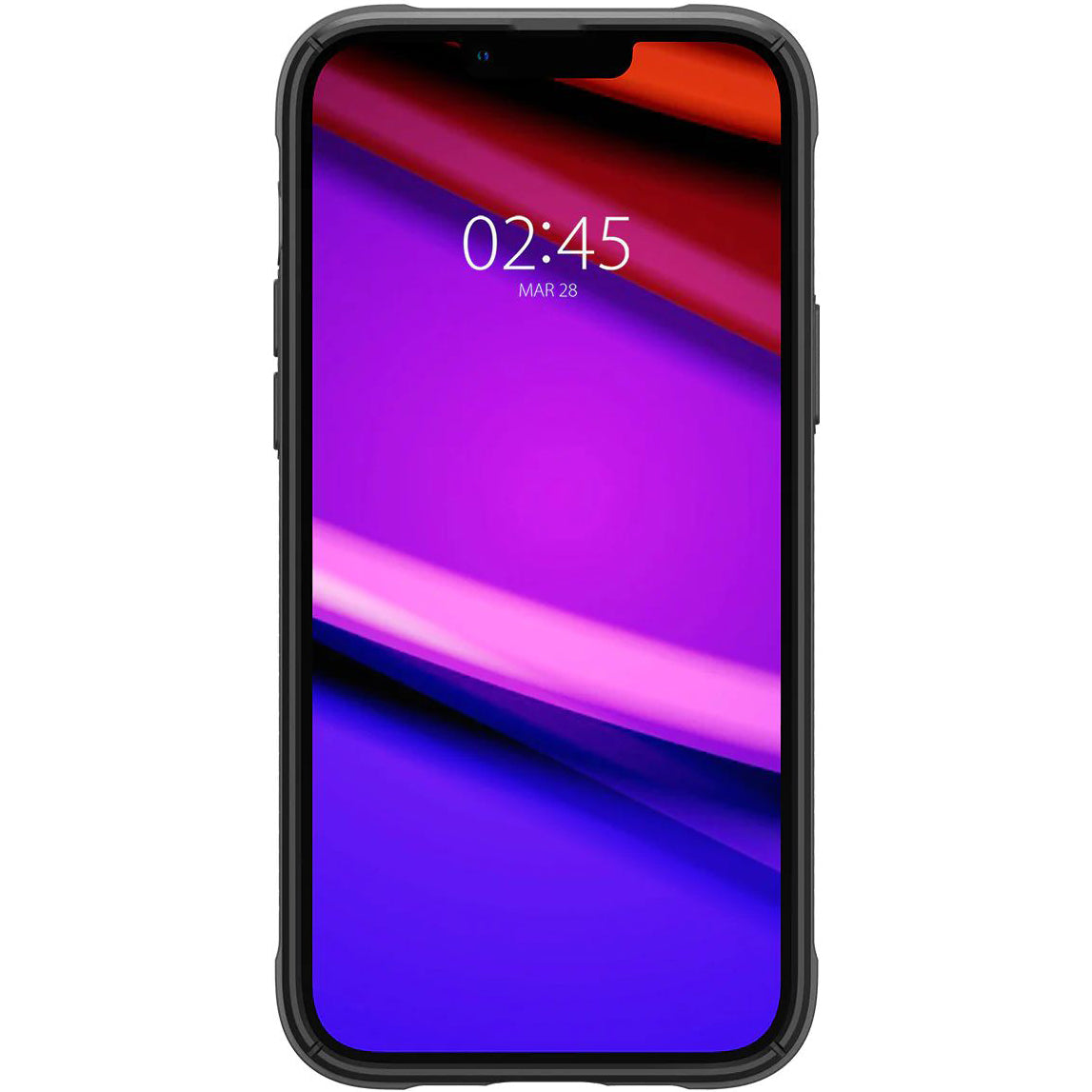 Schutzhülle Spigen Rugged Armor Mag mit MagSafe für iPhone 14, mattes Schwarz