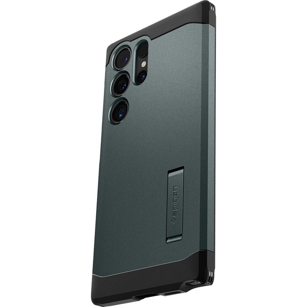 Schutzhülle für Galaxy S24 Ultra, Spigen Tough Armor, Grün
