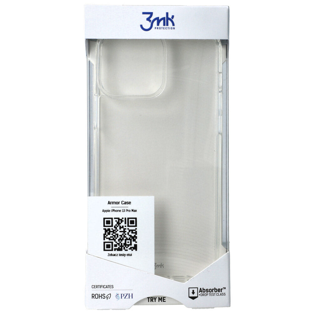 Schutzhülle 3mk Clear Case für iPhone 13 Pro Max, transparent