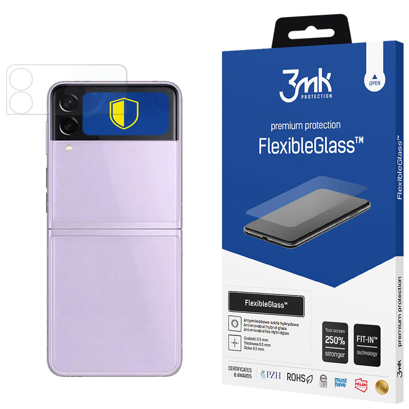 Hybridglas 3mk FlexibleGlass nur für kleinen Teil des Displays für Galaxy Z Flip 3 5G