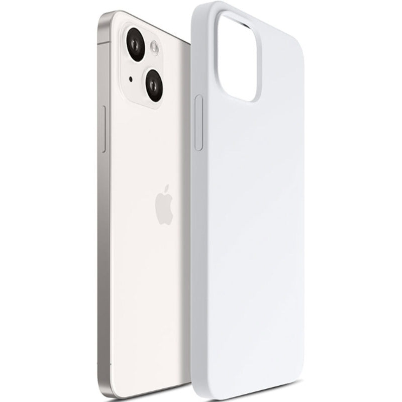 Schutzhülle 3mk Hardy Silicone MagCase MagSafe für Apple iPhone 15 Plus, Weiß