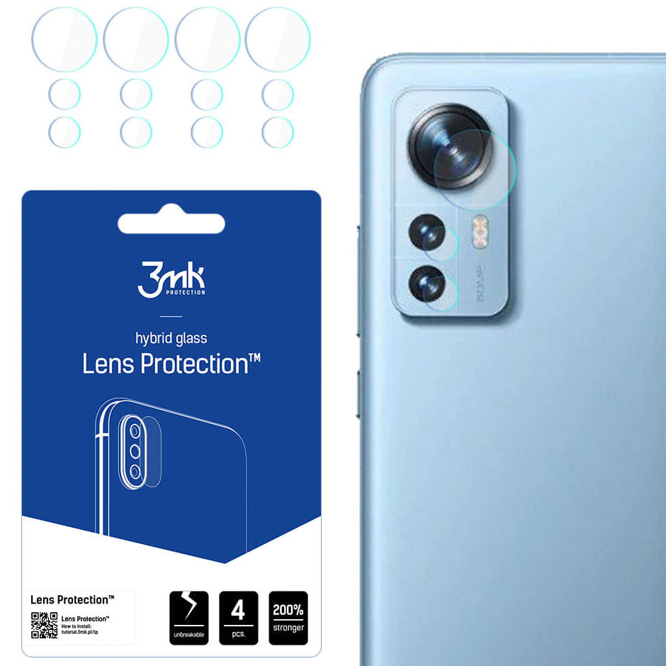 Glas für die Kamera 3mk Hybrid Glass Lens Protection für Xiaomi 12 Pro