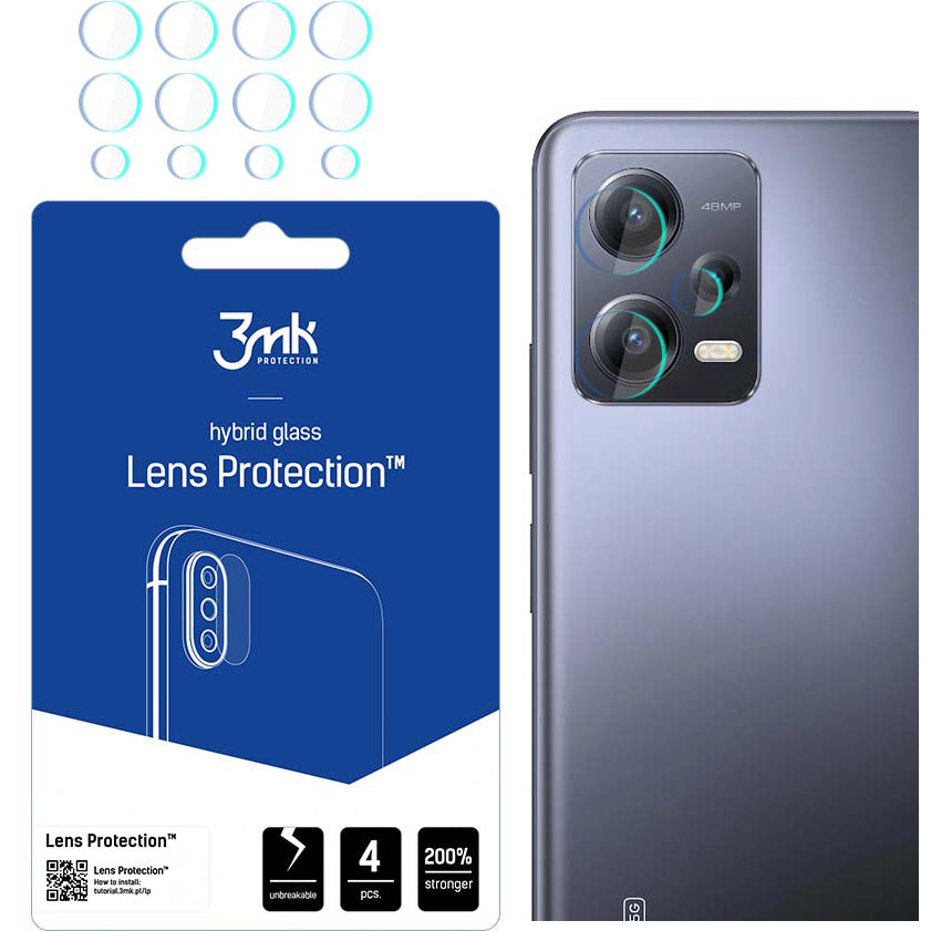 Objektivschutz 3mk Lens Protection für Redmi Note 12 Pro / Redmi Note 12 Pro+, 4 Sätze