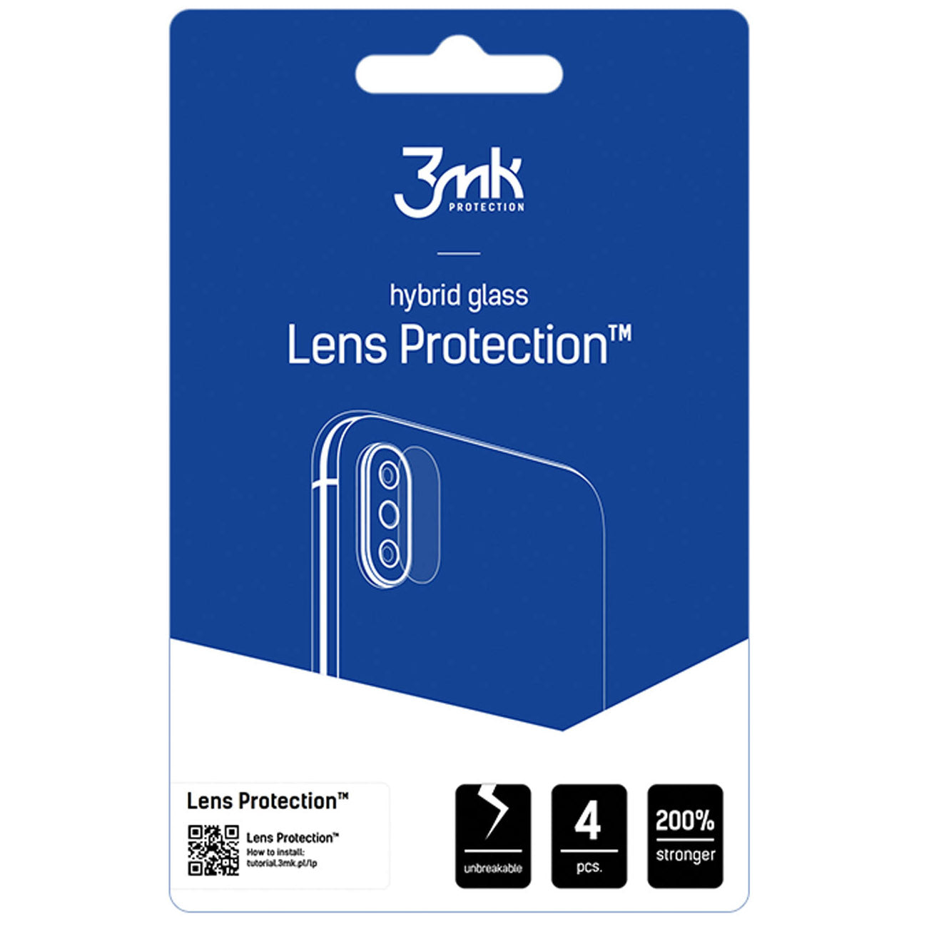 Gehärtetes Glas für die Kamera 3mk Hybrid Glass Lens Protection für Xiaomi POCO M4 Pro