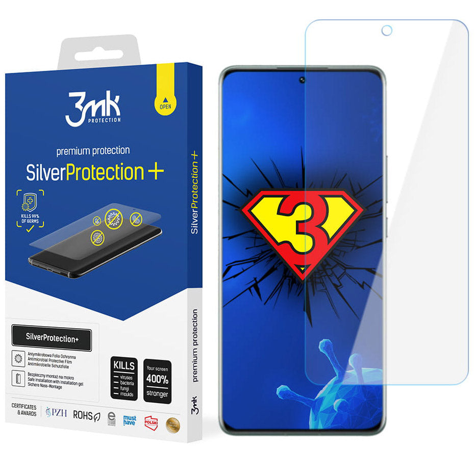 Antimikrobielle Schutzfolie 3MK Silver Protection+ für Xiaomi 12 Pro