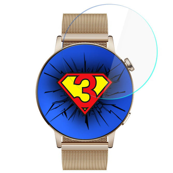 Schutzfolie 3mk Watch Protection für Huawei Watch GT 3 42mm, 3 Stück