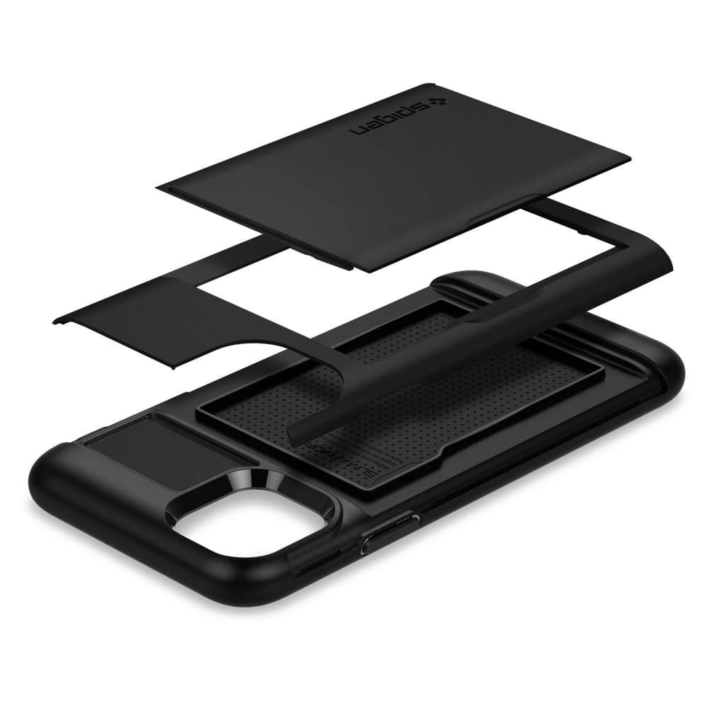 Schutzhülle Spigen Slim Armor CS für iPhone 11 schwarz