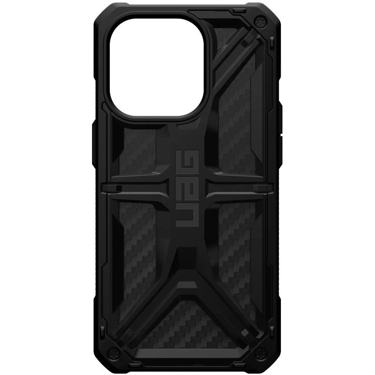 Schutzhülle Urban Armor Gear Monarch für iPhone 14 Pro, Schwarz + carbon