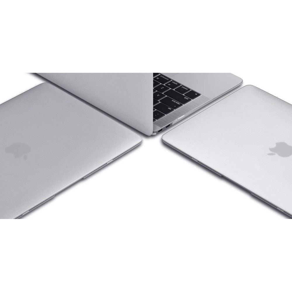 Schutzhülle Tech Protect SmartShell für MacBook Air 13.6" M3/M2, Transparentes Glitzern
