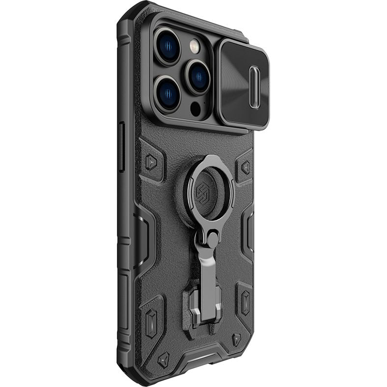 Schutzhülle Nillkin CamShield Armor Pro Magnetic für iPhone 14 Pro, Schwarz