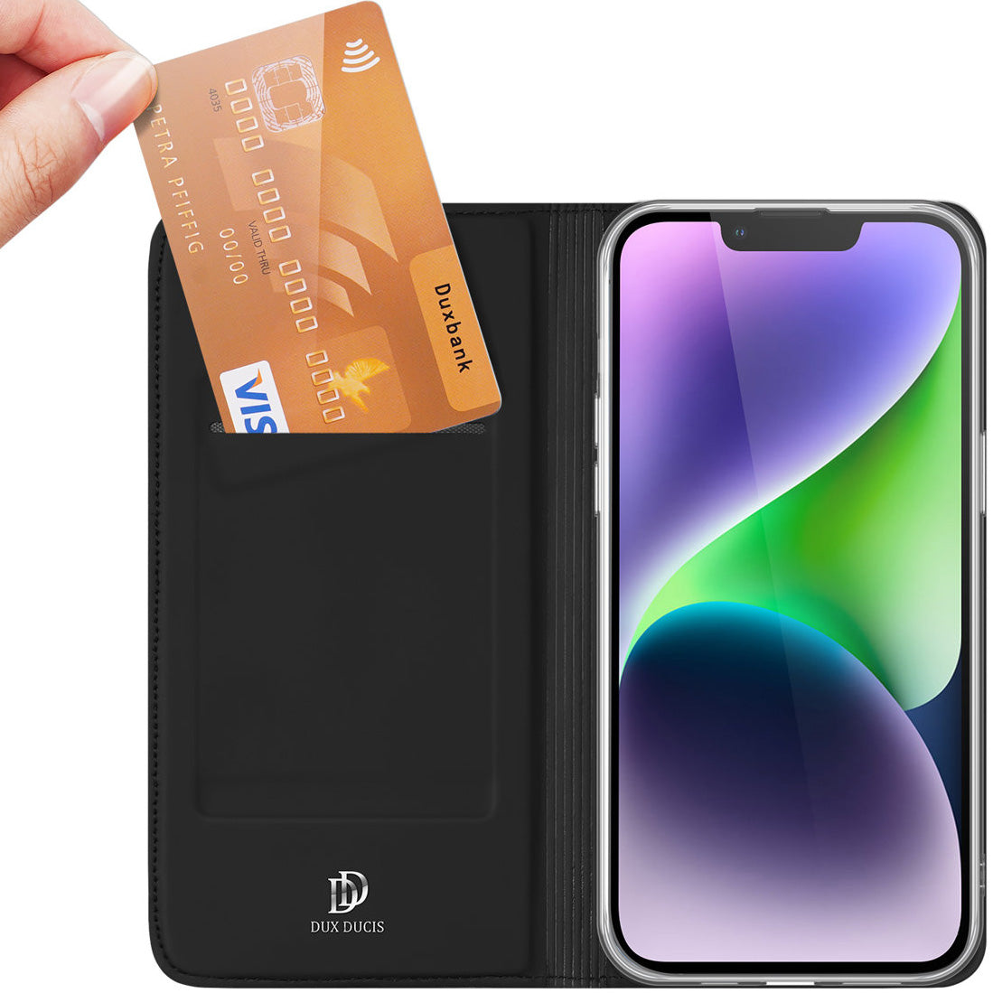 Schutzhülle Dux Ducis Skin Pro für iPhone 15, Schwarz