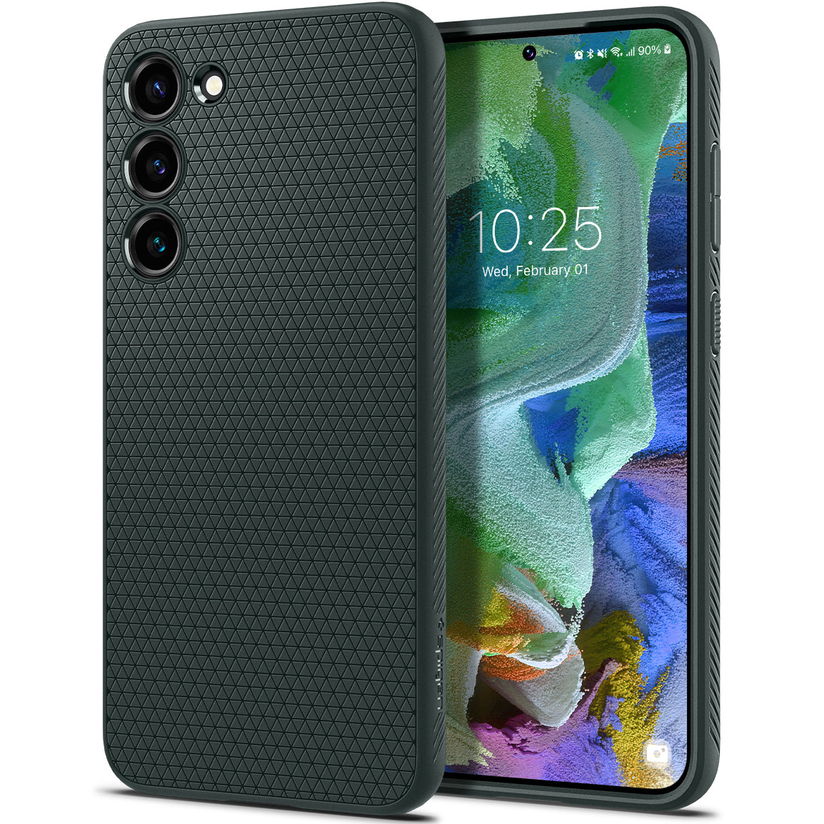 Schutzhülle Spigen Liquid Air für Galaxy S23 Plus, Grün