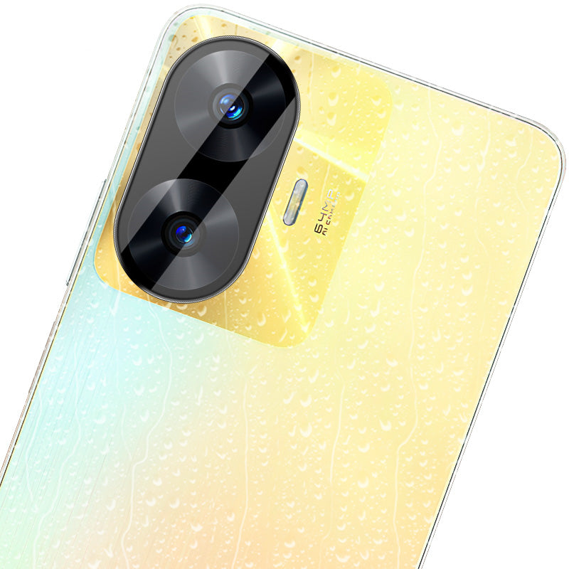 Gehärtetes Glas für die Kamera Bizon Glass Silk Lens für Realme C55, 2 Stück