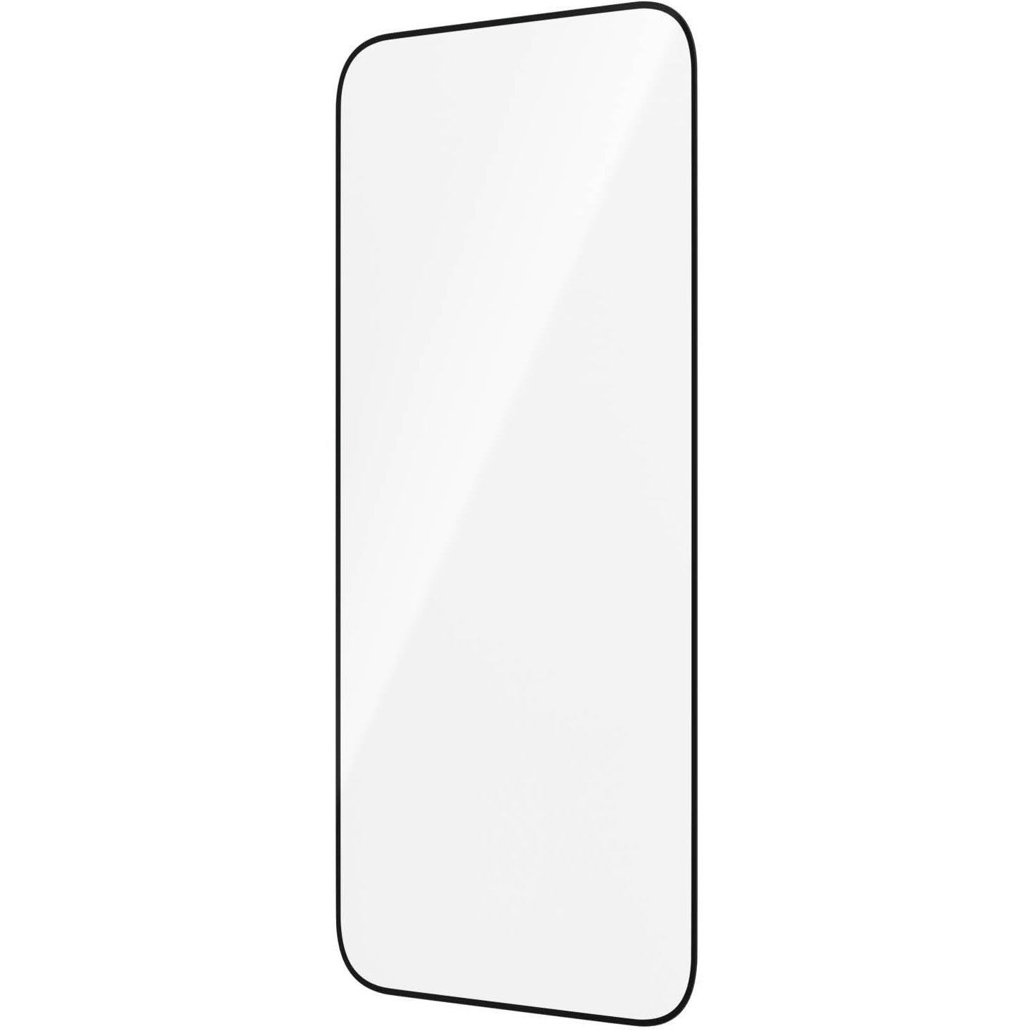 Gehärtetes Glas für das gesamte Display PanzerGlass Ultra-Wide Fit Anti-reflective + EasyAligner für iPhone 14 Pro Max, schwarzer Rahmen
