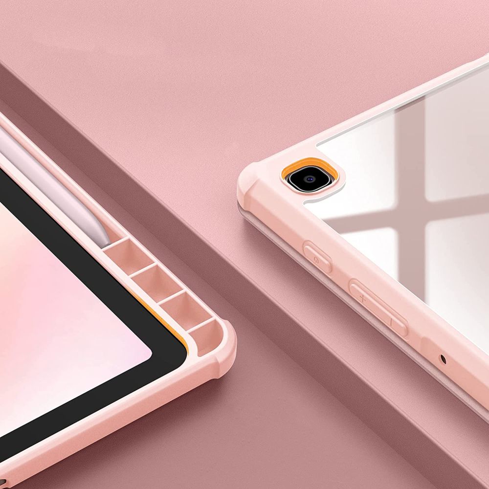 Schutzhülle Tech Protect Smartcase Hybrid für Galaxy Tab S6 Lite 10.4 2022, Rosa