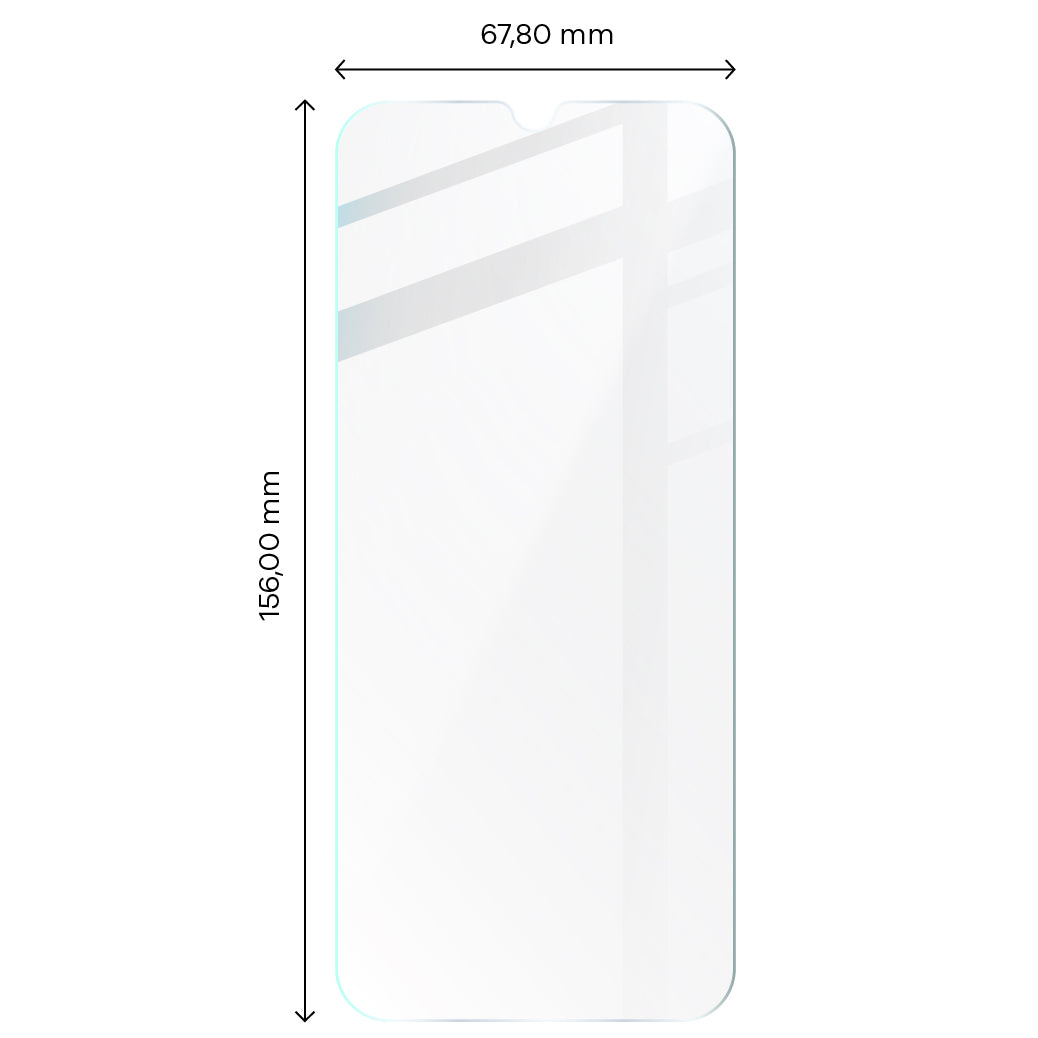 Gehärtetes Glas Bizon Glass Clear 2 - 3 Stück + Kameraschutz, Galaxy M33 5G