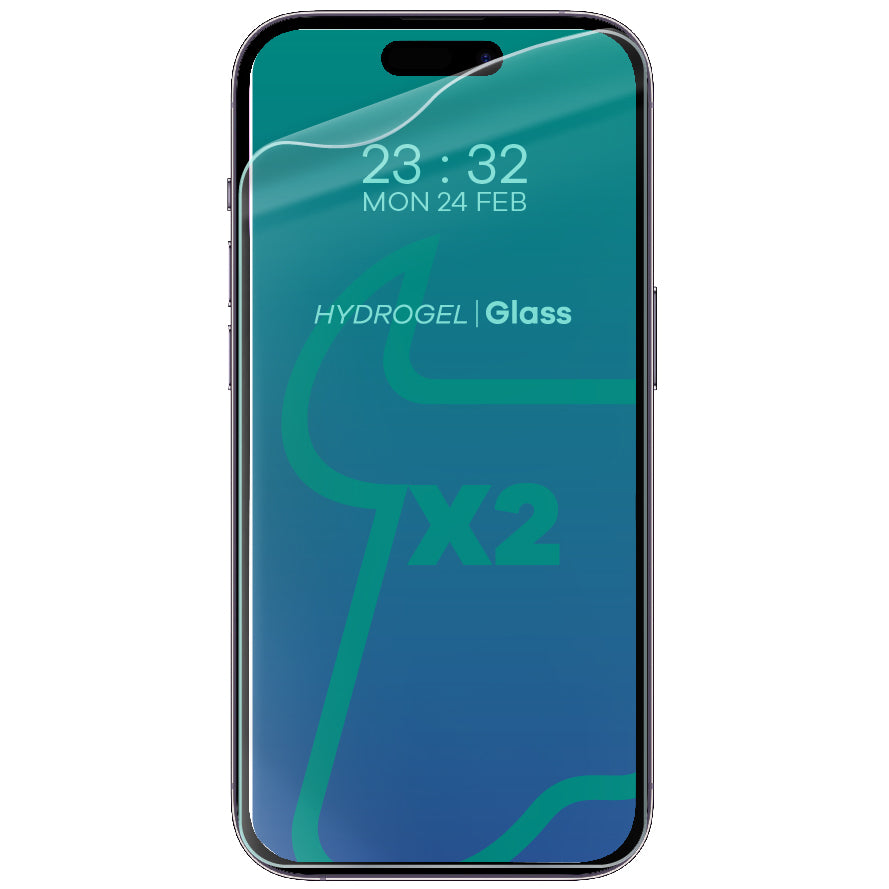 Hydrogel Folie für den Bildschirm Bizon Glass Hydrogel, iPhone 14 Pro, 2 Stück