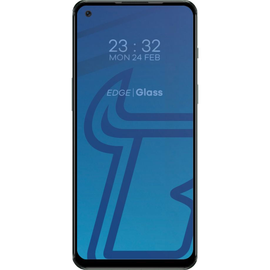 Gehärtetes Glas Bizon Glass Edge für OnePlus Nord 2T, Schwarz