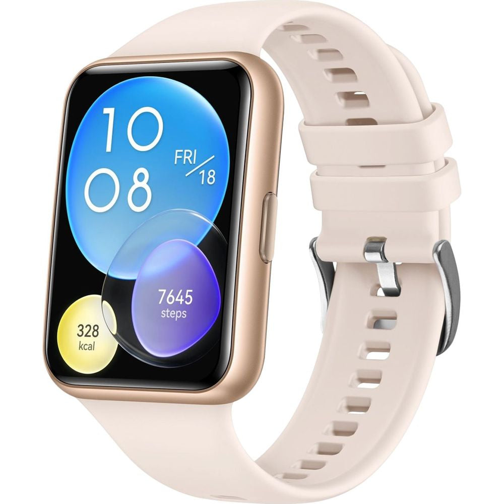 Armband Fixed Silicone Strap für Huawei Watch Fit 2, Rosa