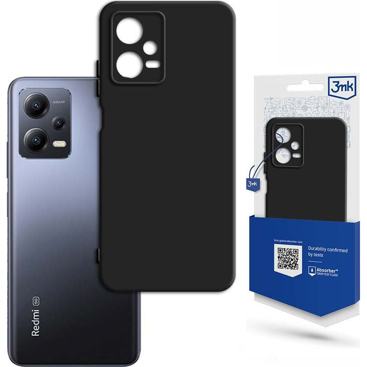 Schutzhülle 3mk Matt Case für Redmi Note 12 Pro+, Schwarz
