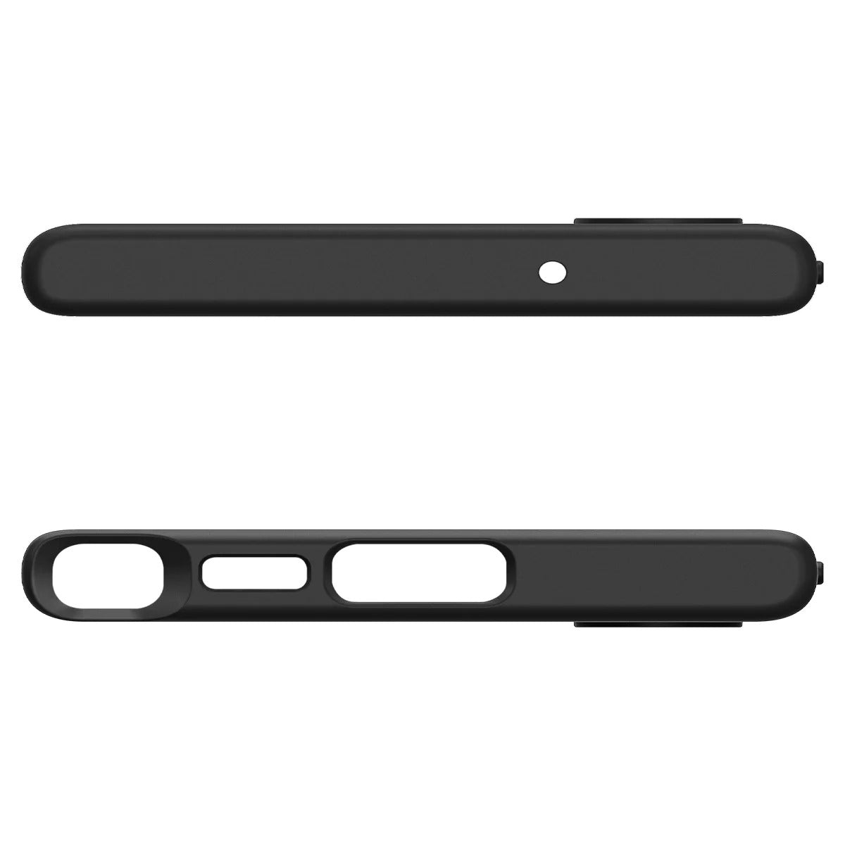 Schutzhülle Spigen Liquid Air für Galaxy S23 Ultra, Schwarz