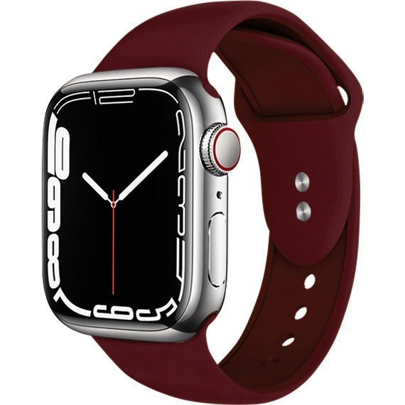 Armband Crong Sport Liquid Band für Apple Watch 49/46/45/44 mm, Dunkelrot