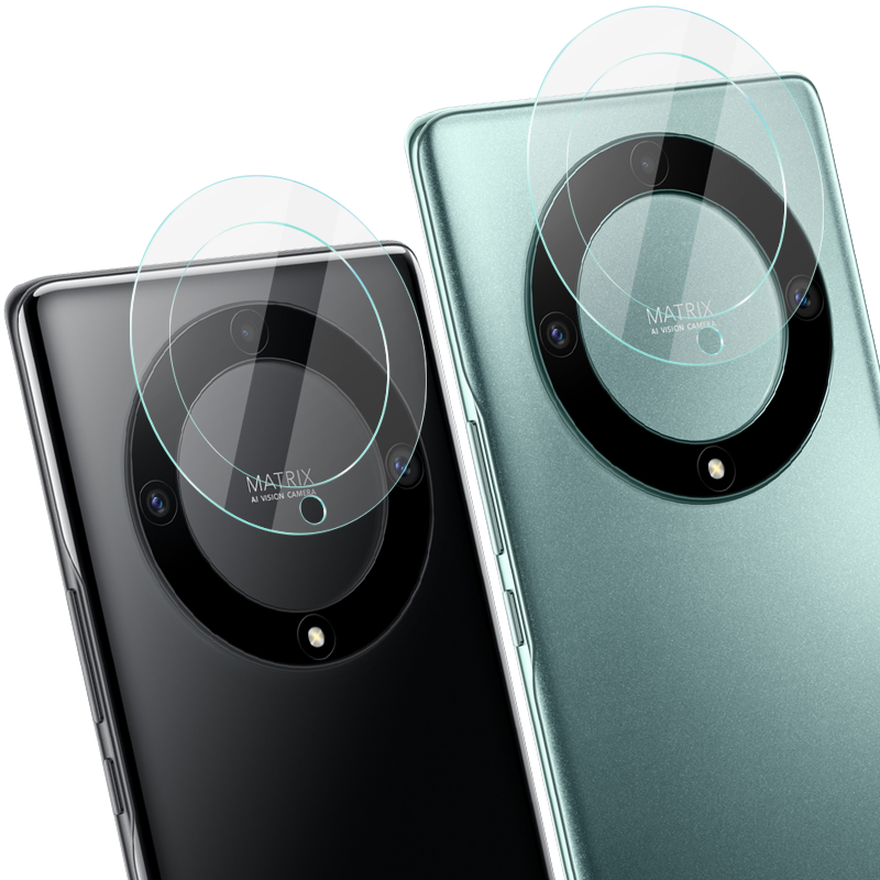 Gehärtetes Glas für die Kamera Bizon Glass Lens für Honor Magic5 Lite, 2 Stück
