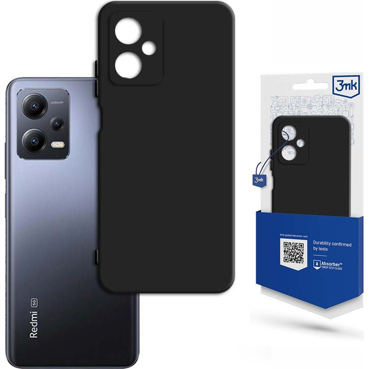 Schutzhülle 3mk Matt Case für Redmi Note 12 5G, Schwarz