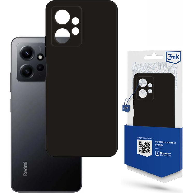 Schutzhülle 3mk Matt Case für Redmi Note 12 4G, Schwarz
