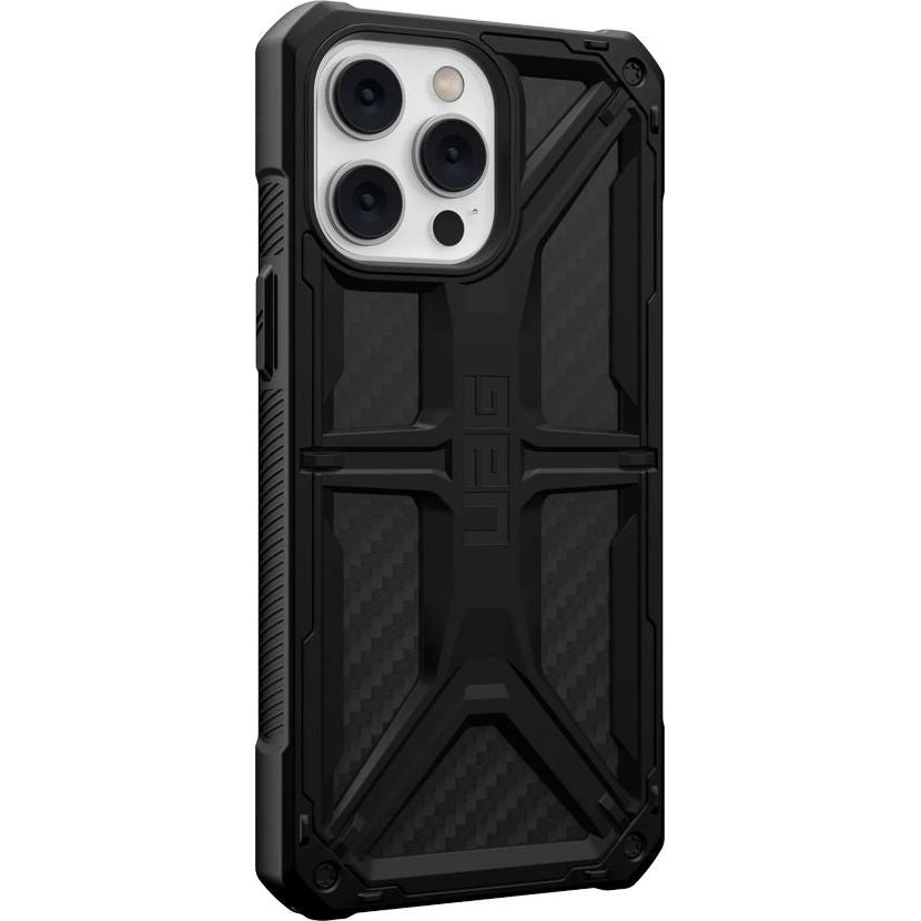 Schutzhülle Urban Armor Gear Monarch für iPhone 14 Pro Max, Schwarz + carbon