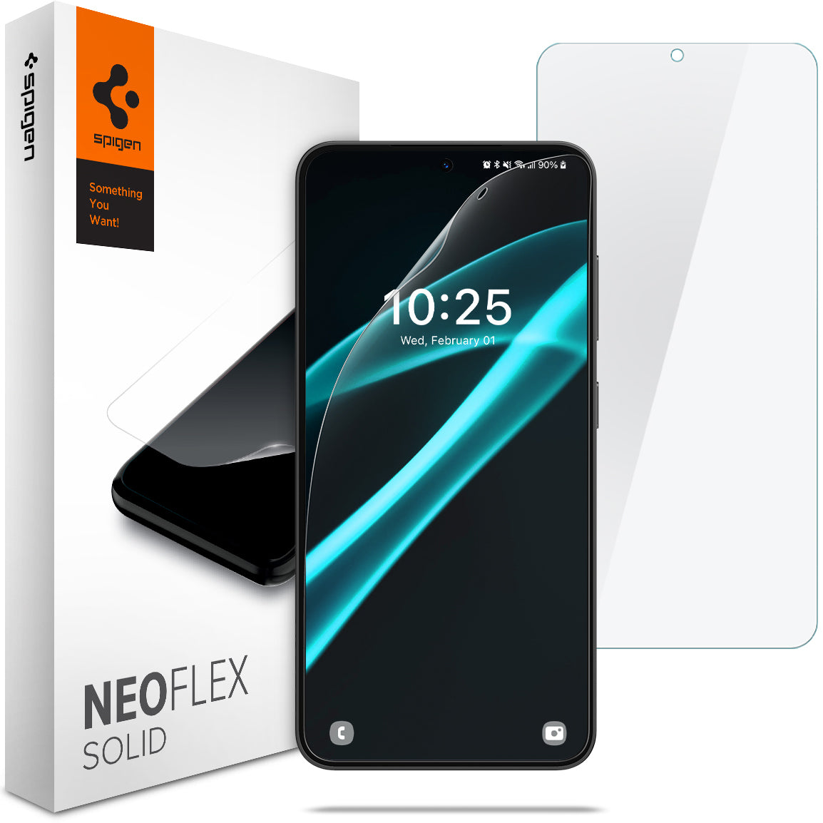 Folie für die Schutzhülle für Galaxy S24 Plus, Spigen Neo Flex Solid 2-Pack