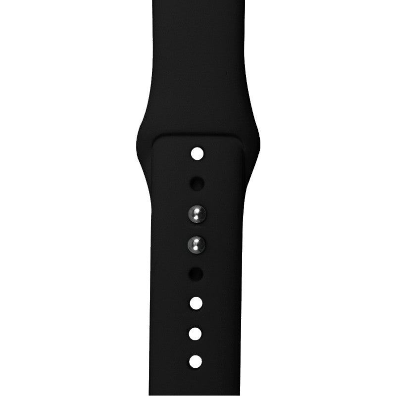 Armband Crong Sport Liquid Band für Apple Watch 42/41/40/38 mm, Schwarz