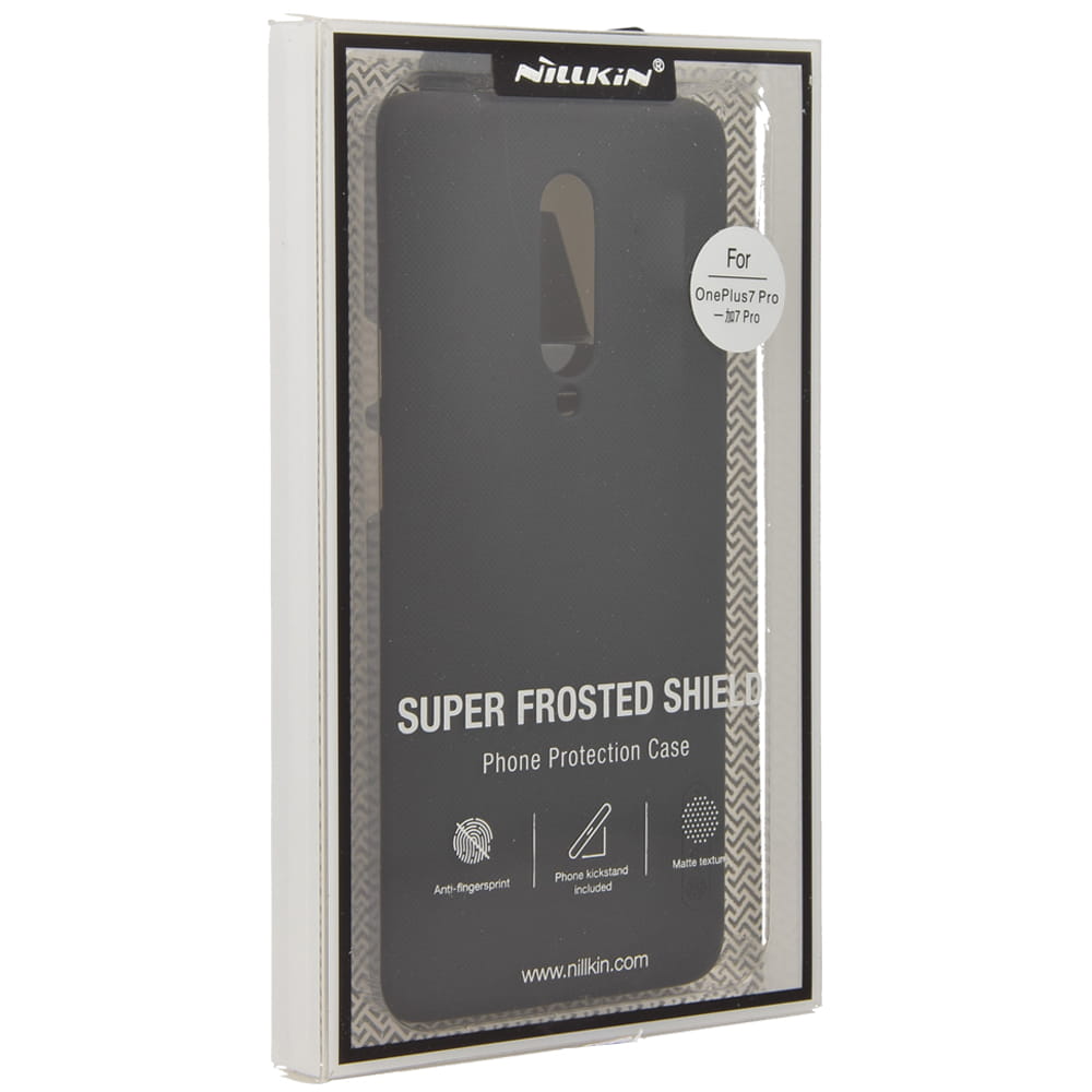 Schutzhülle Nillkin Super Frosted Shield für OnePlus 7 Pro schwarz