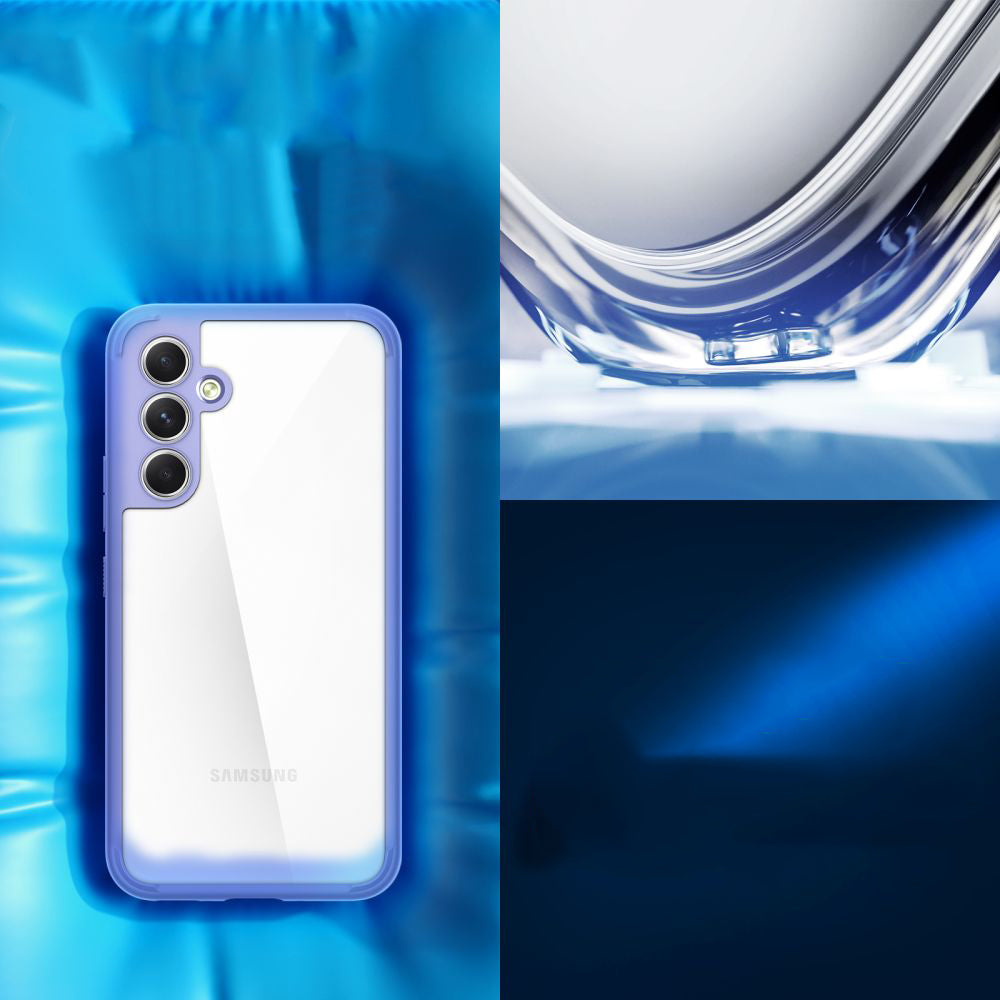 Schutzhülle Spigen Ultra Hybrid für Galaxy A54 5G, Transparent/Violett