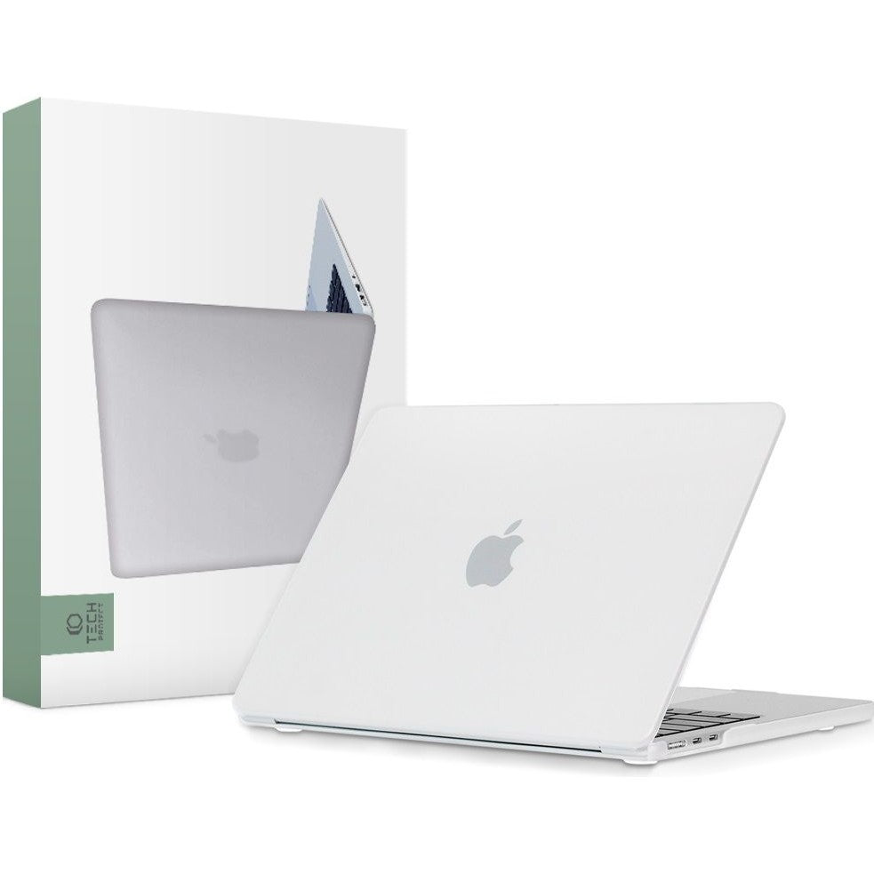Schutzhülle Tech Protect SmartShell für MacBook Air 13.6" M3/M2, matt transparent