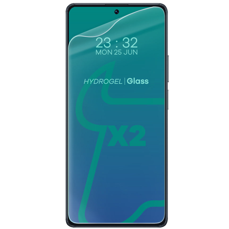 Hydrogel Folie für den Bildschirm Bizon Glass Hydrogel für POCO F5/F5 Pro, 2 Stück
