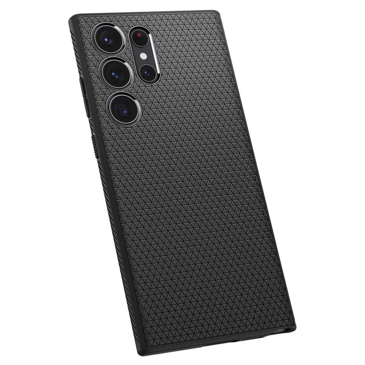 Schutzhülle Spigen Liquid Air für Galaxy S23 Ultra, Schwarz