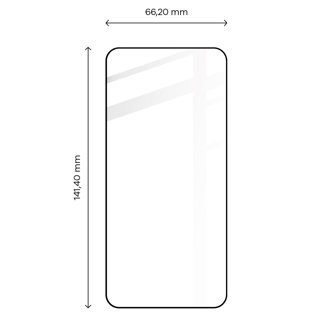 Gehärtetes Glas - 2 Stück + Kameraschutz für Galaxy S23, Bizon Glass Edge 2 Pack, Schwarz