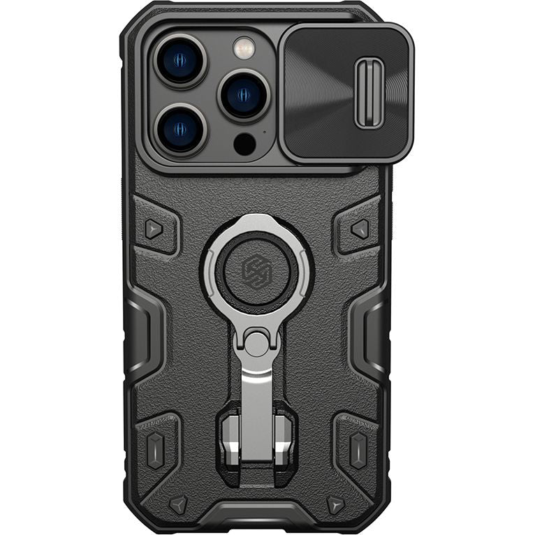 Schutzhülle Nillkin CamShield Armor Pro Magnetic für iPhone 14 Pro, Schwarz