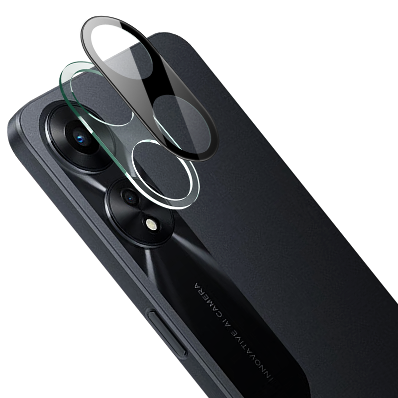 Gehärtetes Glas für die Kamera Bizon Glass Silk Lens für Oppo A78 5G, 2 Stück