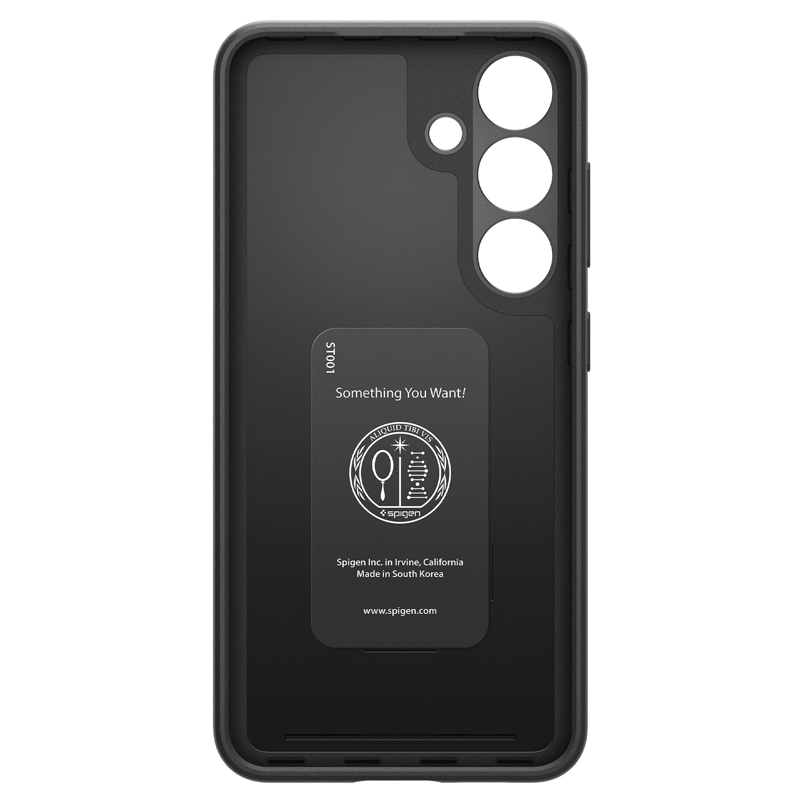 Schutzhülle für Galaxy S24, Spigen Thin Fit, Schwarz