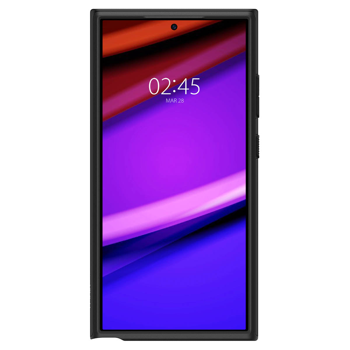 Schutzhülle für Galaxy S24 Ultra, Spigen Neo Hybrid, Schwarz