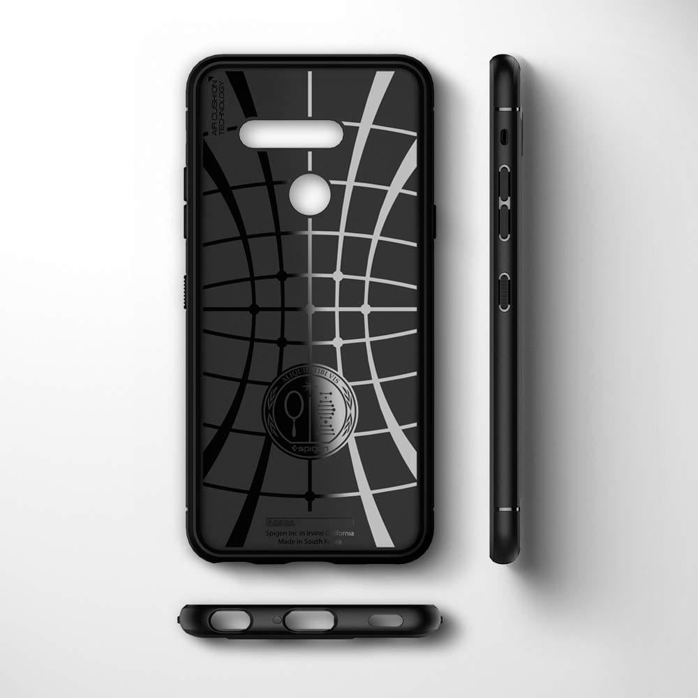 Schutzhülle Spigen Rugged Armor für LG G8 ThinQ schwarz