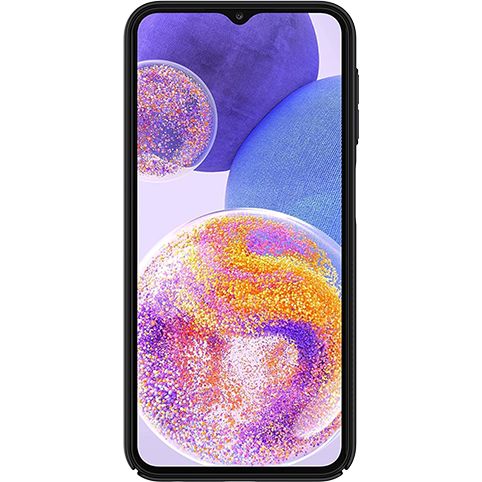 Schutzhülle Nillkin Super Frosted Shield für Galaxy A24 4G, Schwarz