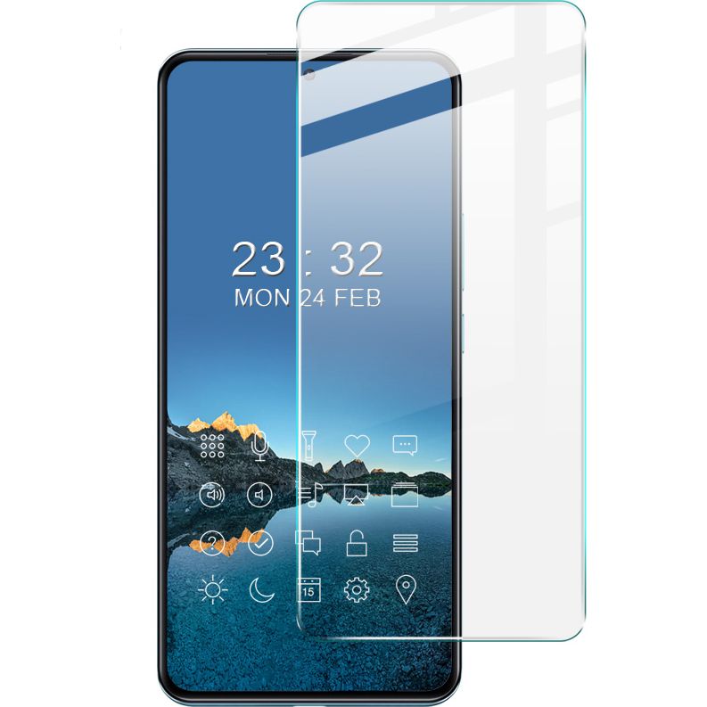 Gehärtetes Glas Bizon Glass Clear - 3 Stück + Kameraschutz, Xiaomi 12T