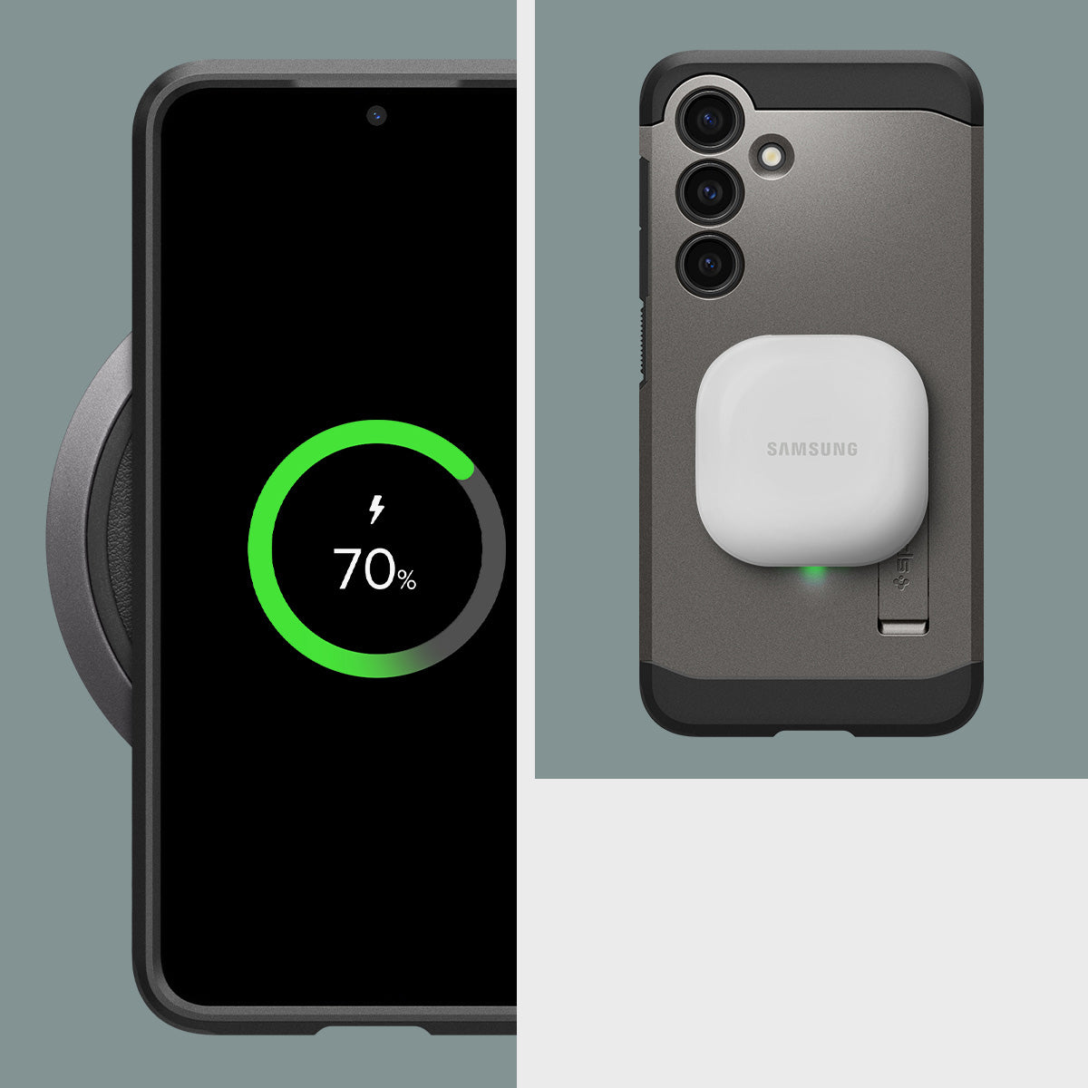 Schutzhülle für Galaxy S24, Spigen Tough Armor, Rotguss