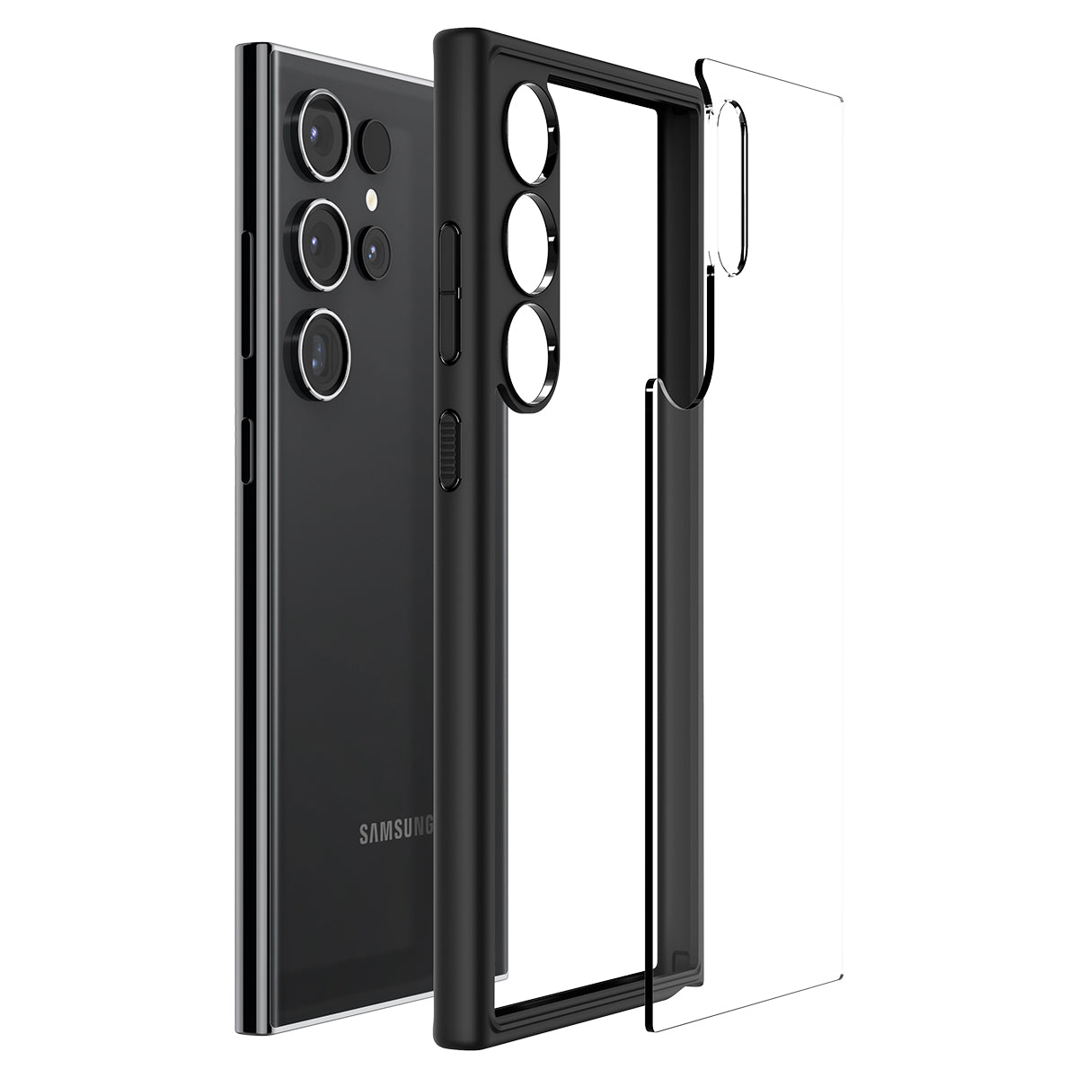 Spigen Optik Armor Hülle für Samsung Galaxy S24 – Schwarz - B2B