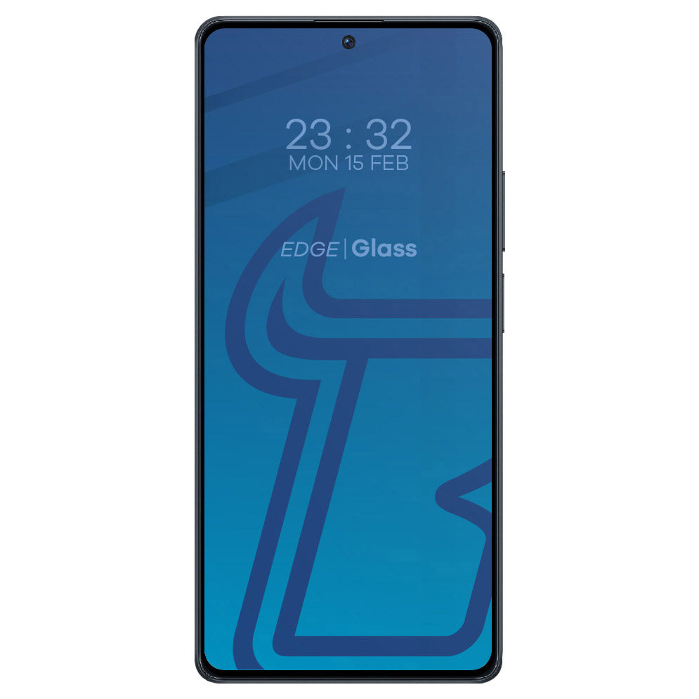 Gehärtetes Glas Bizon Glass Edge 2 für POCO F5, schwarz